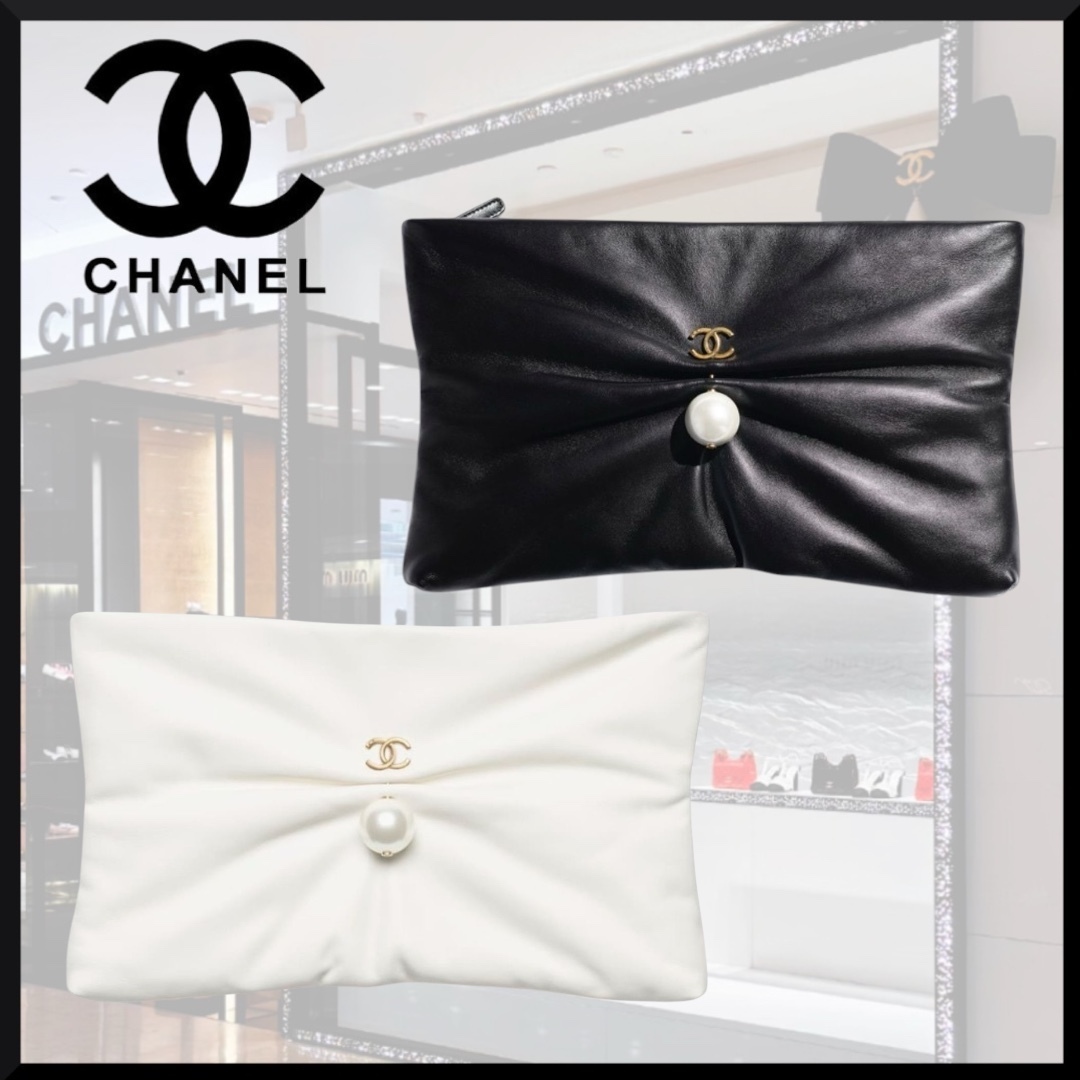 【エレガントな印象に♡】CHANEL ファッショナブルクラッチ