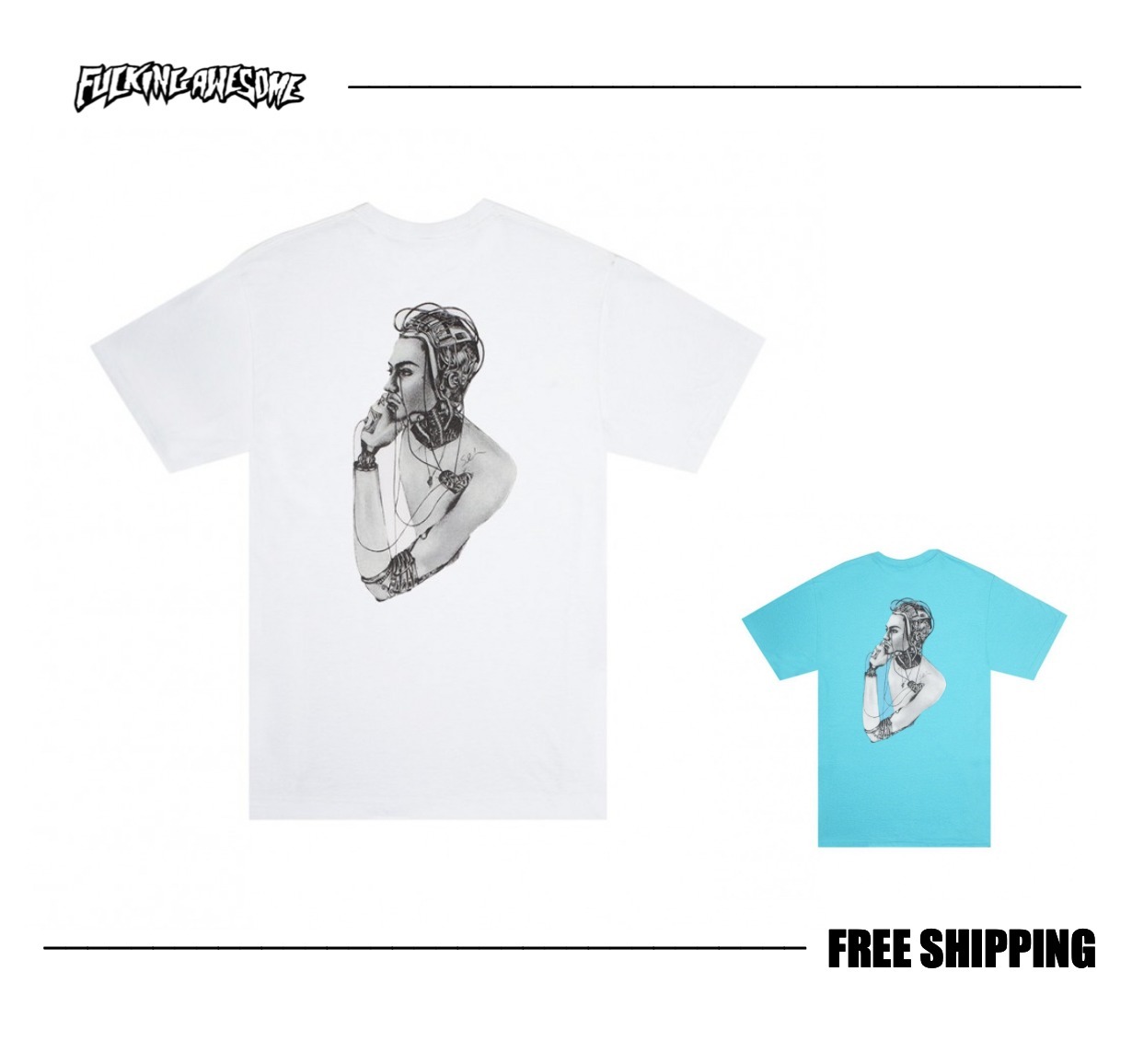 【FUCKING AWESOME】Fucking Awesome Cyborg Tee