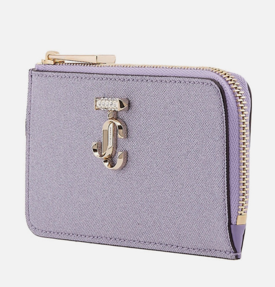 セール☆Jimmy Choo Lise-Z JCロゴエンブレムカードコインケース