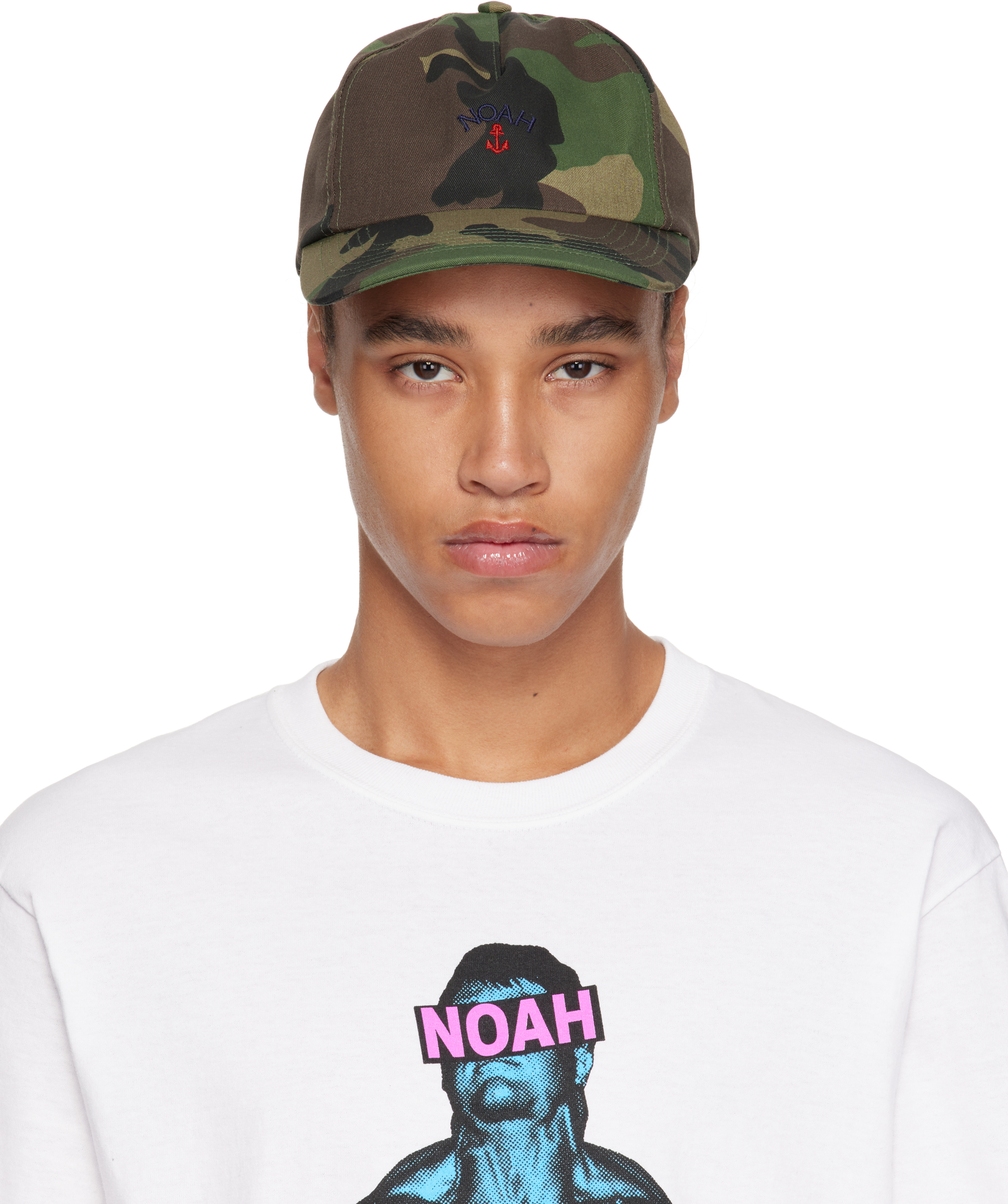 【関税込み】Noah NYC カーキ Anchor Logo 5パネルキャップ