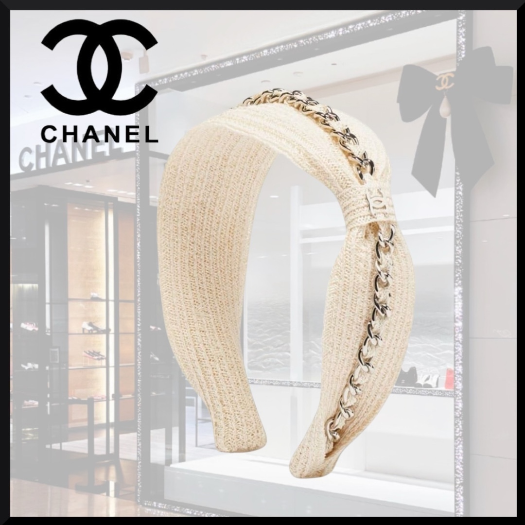 【爽やかなデザイン★】CHANEL カチューシャ