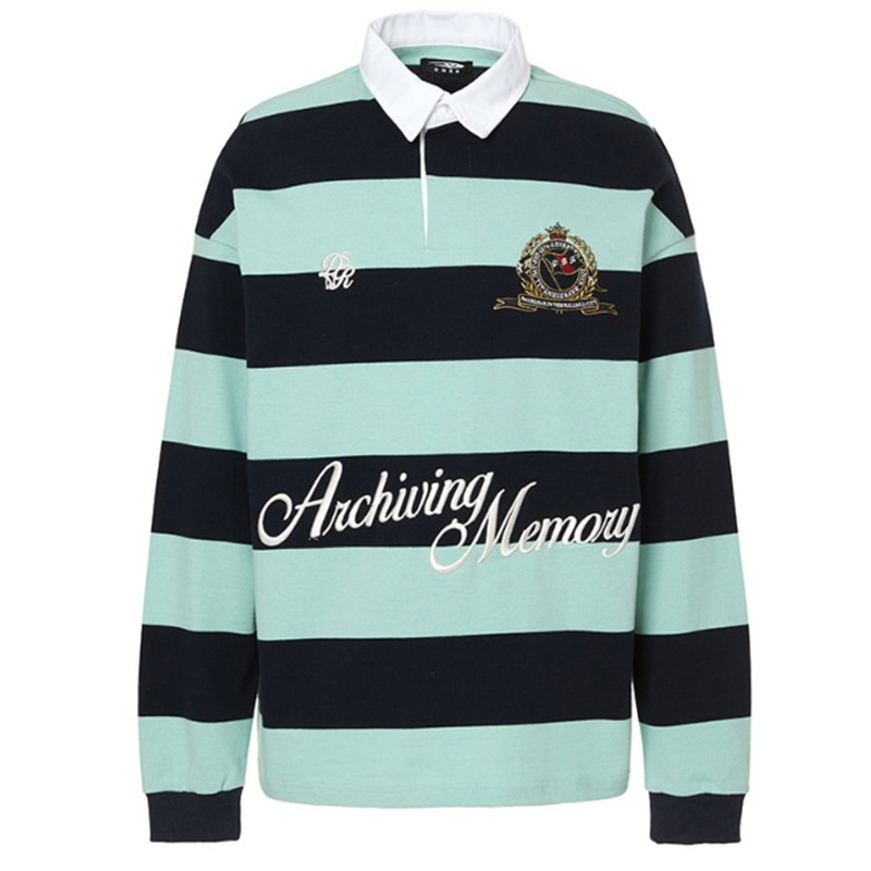 Tシャツ・カットソー DNSR Emblem Stripe Rugby T-shirt 5MM468 DNSR Emblem Stripe Rugby T-shirt 5MM468
