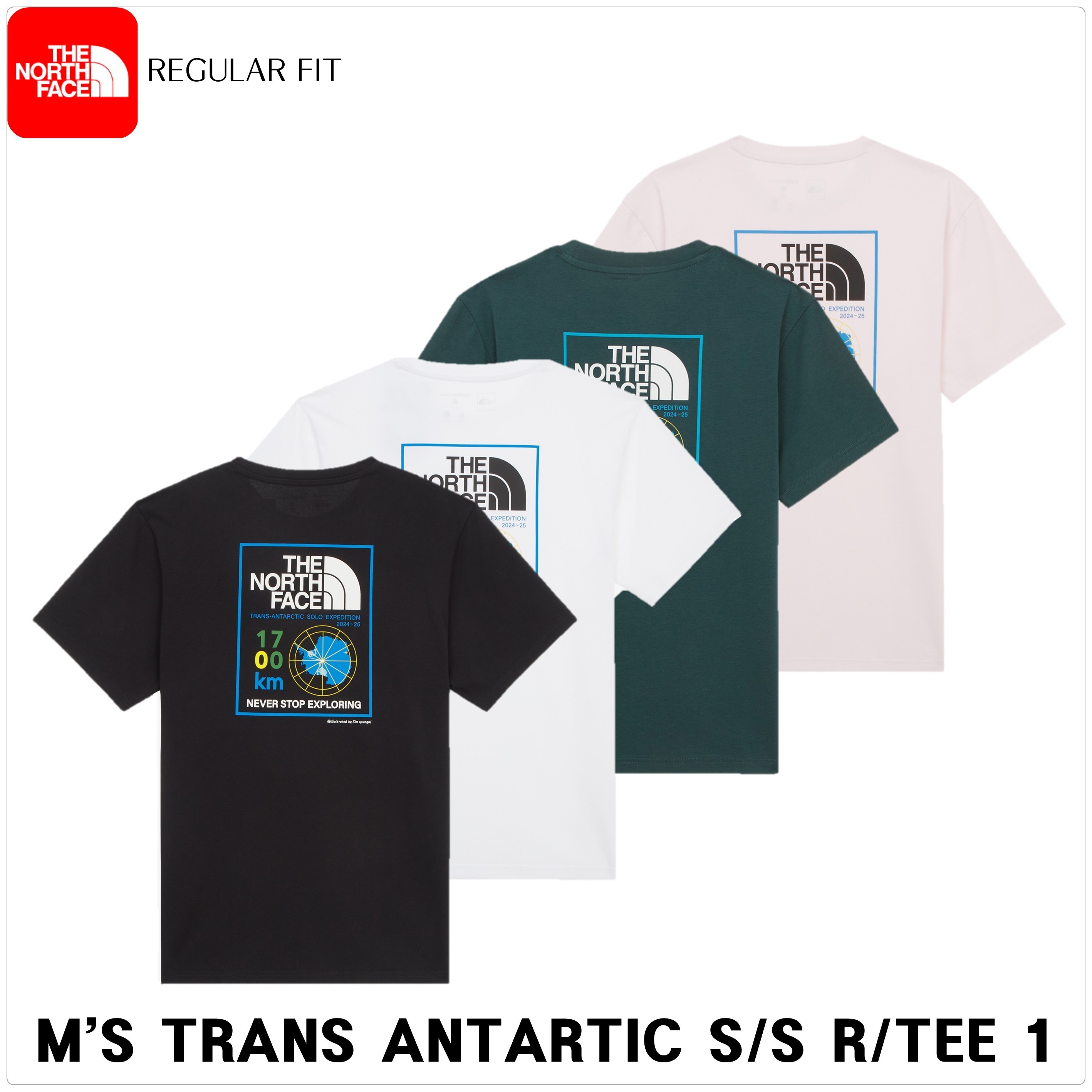 [ノースフェイス]M'S TRANS ANTARTIC 半袖 Tシャツ1★新作・25SS