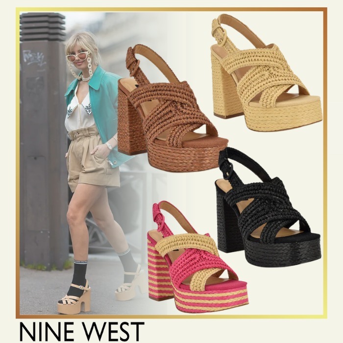 Nine West*キレイに見え*厚底*ハイヒール*サンダル/Vanity