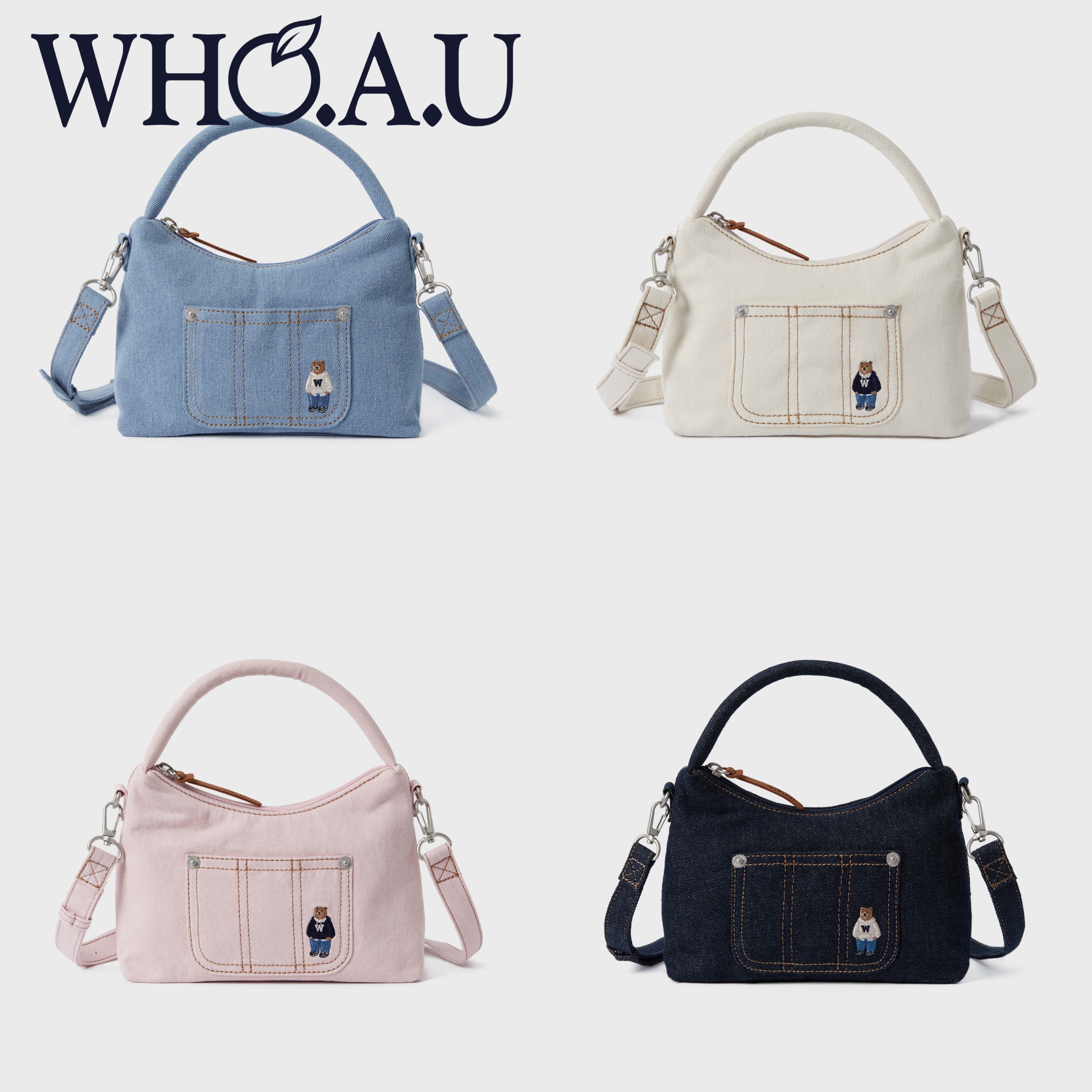 【韓国WHO.A.U フーアーユー】Steve Hobo Cross Bag