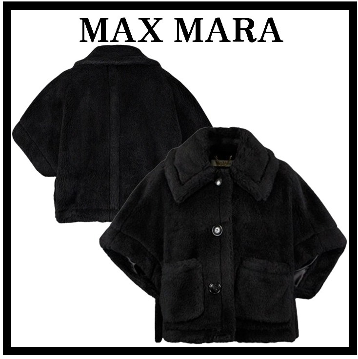 ★関税込★Max Mara★NEWTERZO テディベア ショート ケープ★