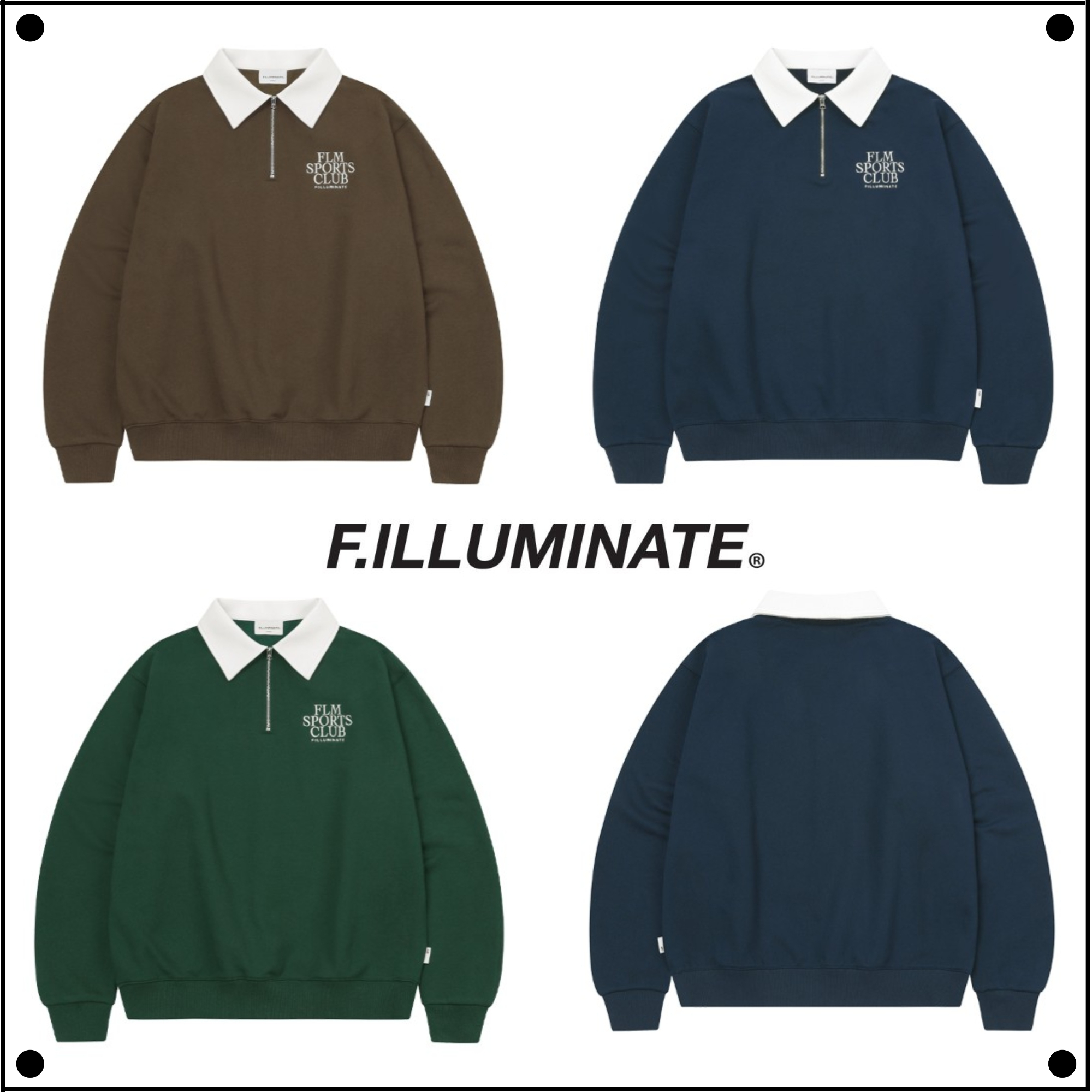 F.ILLUMINATEのFLM Sports Club Sweatshirt 全3色