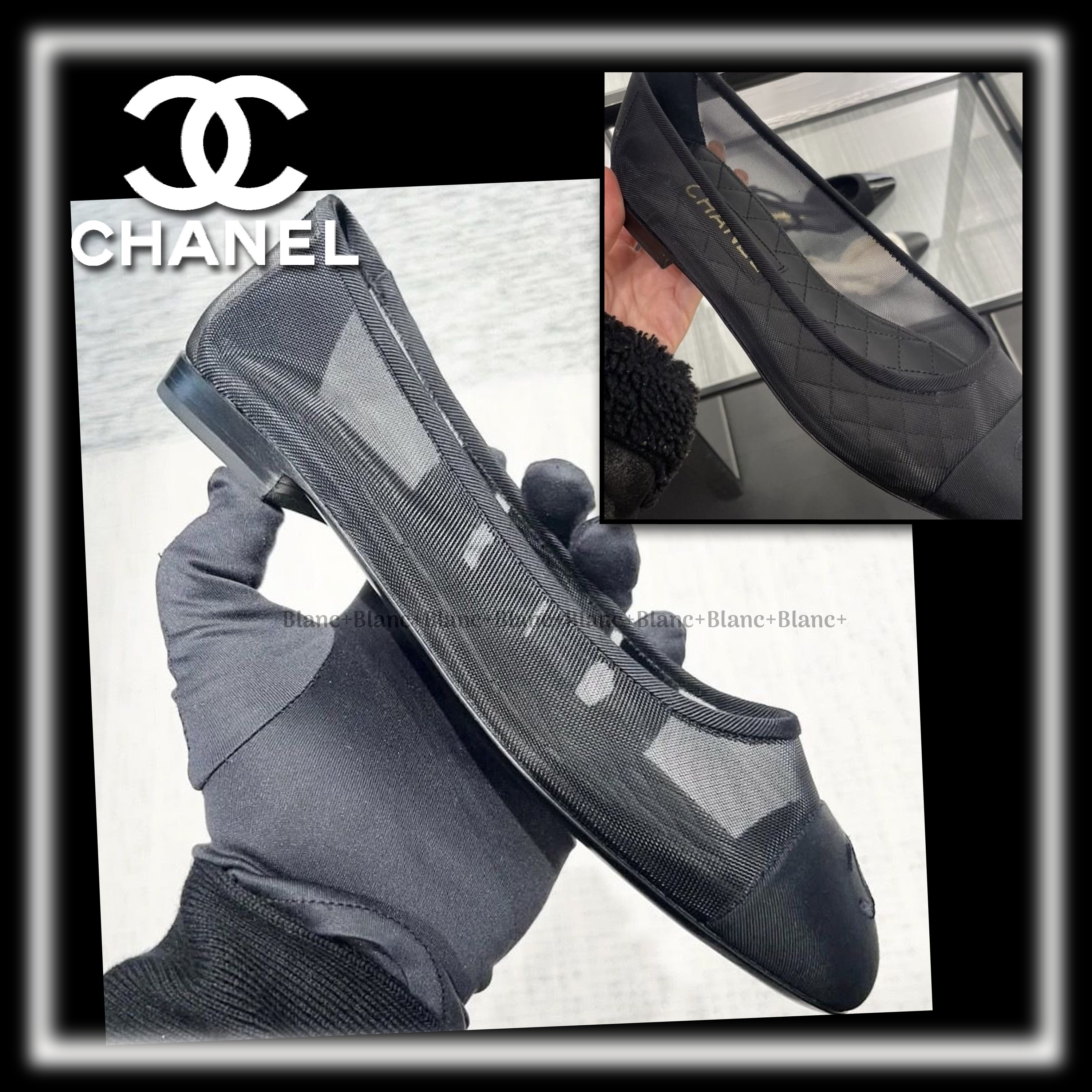 メッシュで涼しげ♡【CHANEL】フラットシューズ