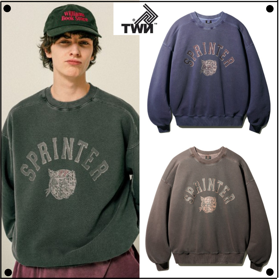 TWNのSprinter Pigment Sweatshirt 全3色