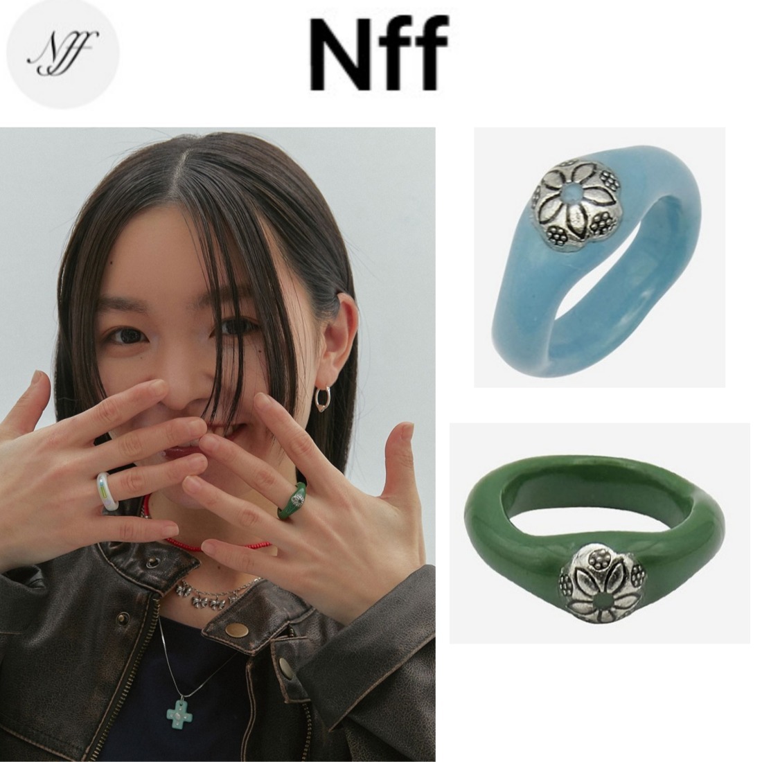 [韓国人気ジュエリー] nff Petal Enigma Ring