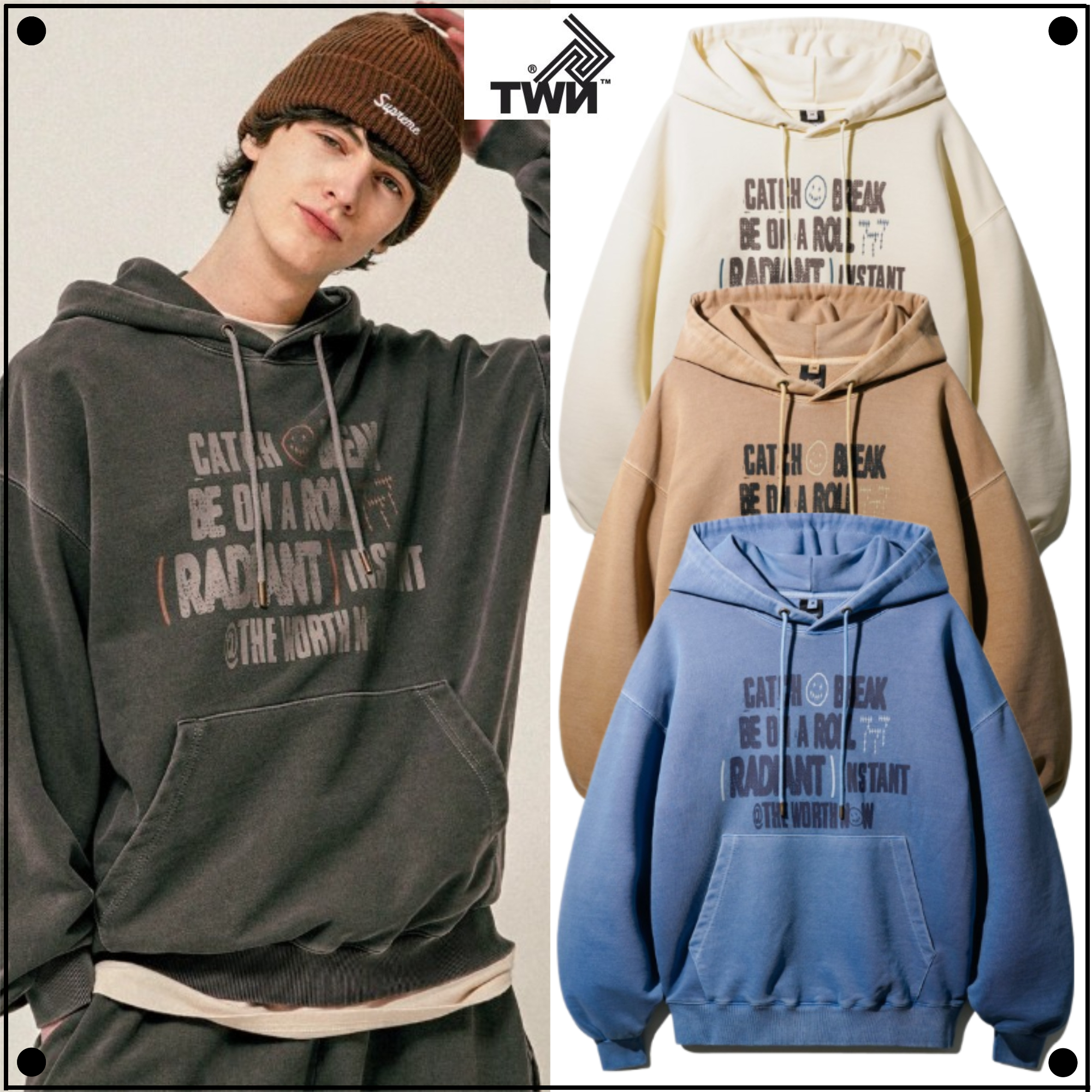 TWNのRadiant Pigment Hood 全4色
