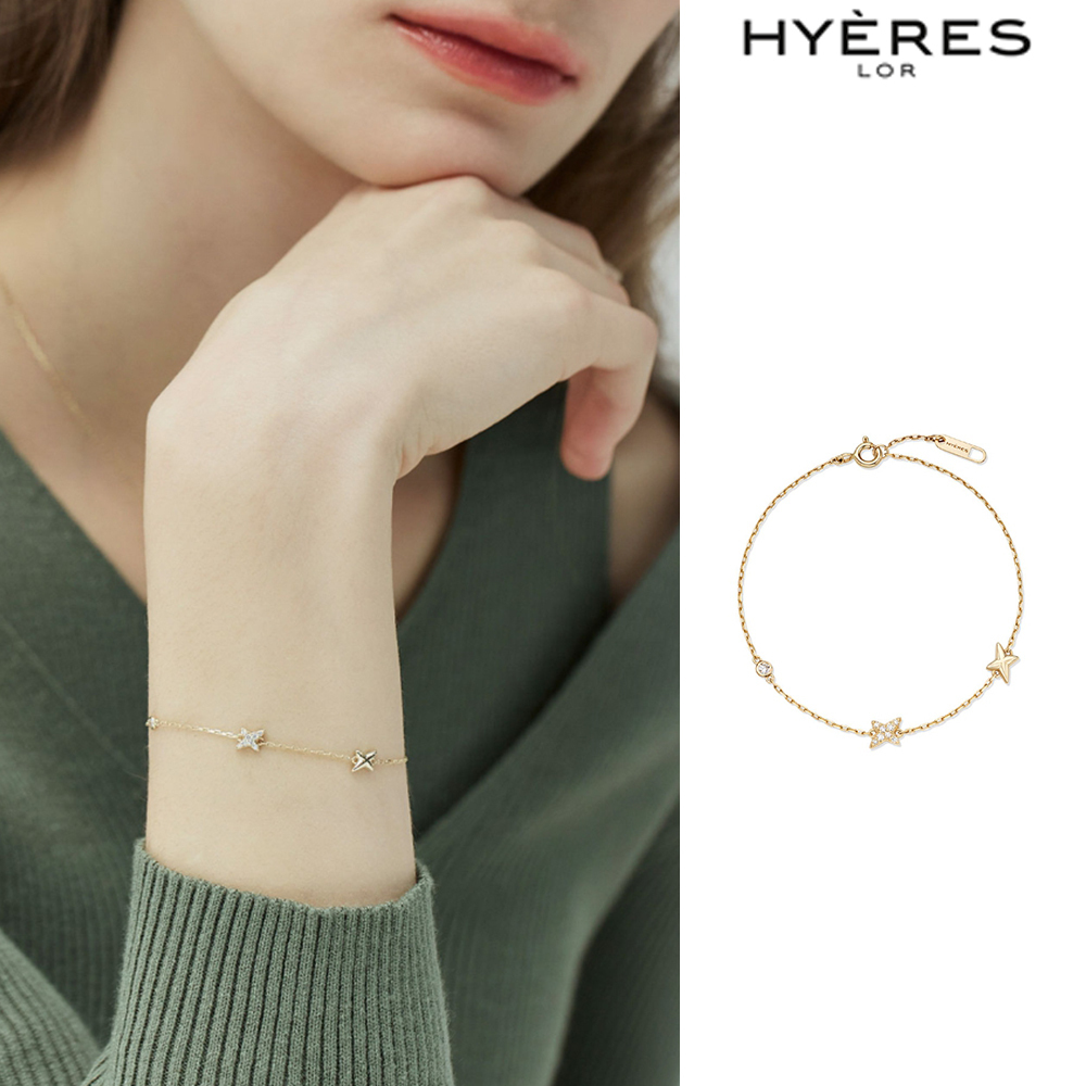 【HYERES LOR】25SS★ Nova 10K(Y) Step Up Station Bracelet