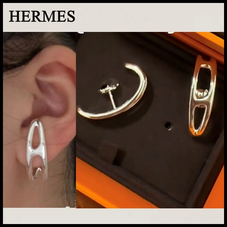 【オシャレ☆】HERMES ピアス《Chaine d'ancre Punk》