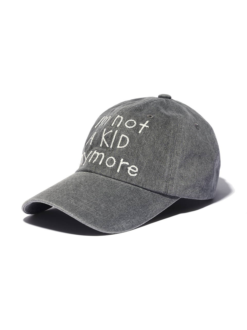 《YOUHEE》 LETTERING WASHING BALL CAP