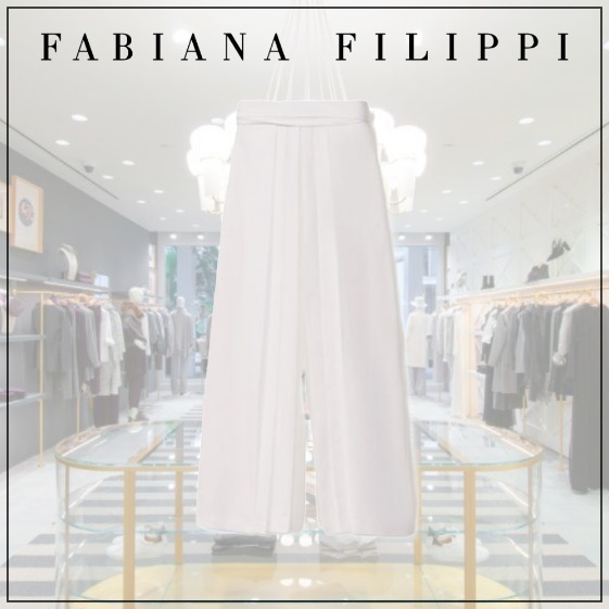 【FABIANA FILIPPI】ヘビーポプリンパンツ