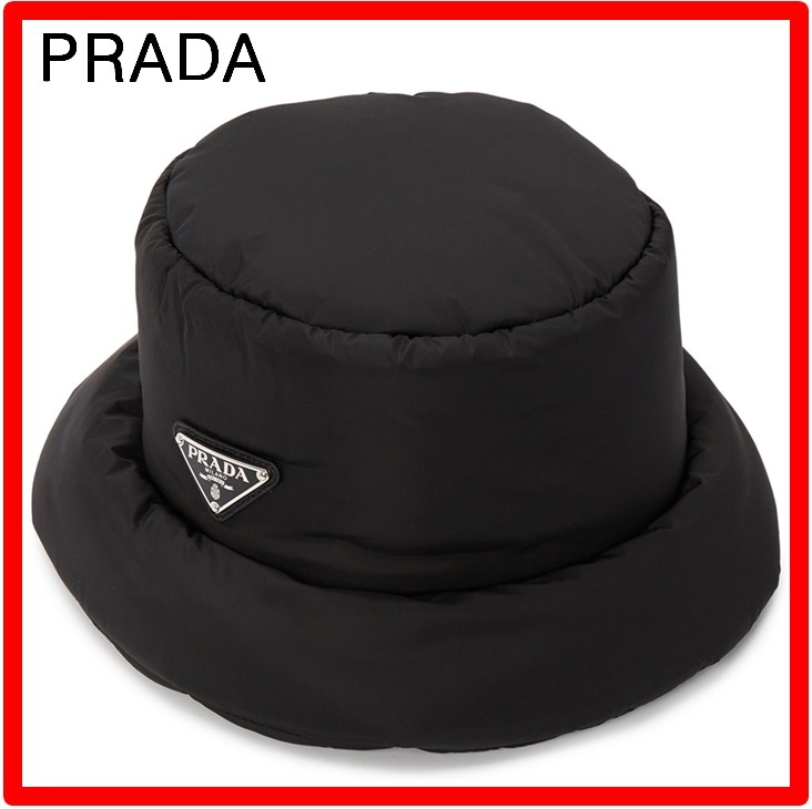 ☆人気☆【PRADA】☆プラダ バケットハット Bucket Ha.t☆BLACK