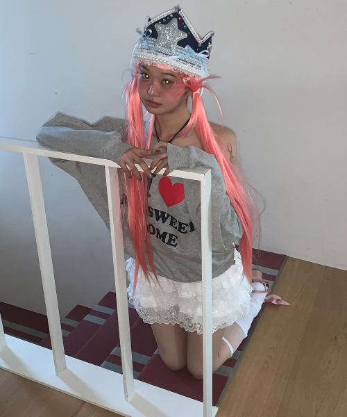 《YOUHEE》 LACE BALLOON SKIRT SHORTS