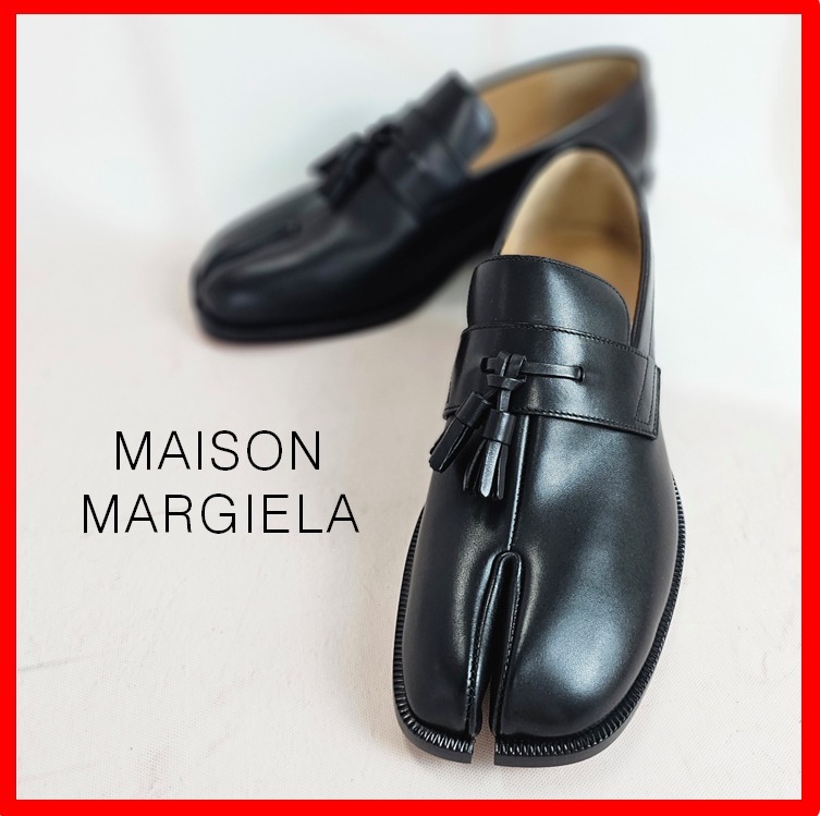 ★人気【MAISON MARGIELA】★Tabi タビ タッセル ローファー★BK