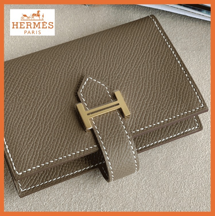 【大人気で入手困難☆】HERMES ベアン ミニウォレット