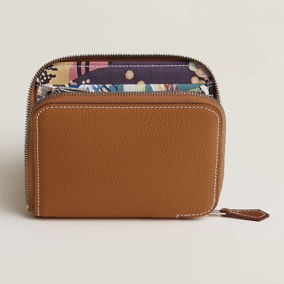 人気海外ブランドアイテム｜ファッション通販 エルメス HERMES 財布 ゴールド コンパクト シルクイン 小物