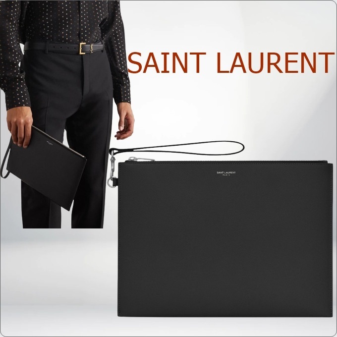 ♦Saint Laurent♦ロゴクラッチバッグ☆正規品☆