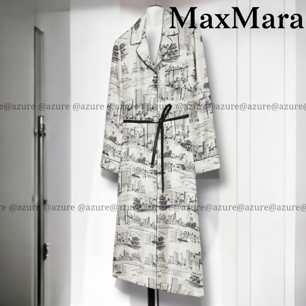 直営♪Max Mara Studio プリントシルクダスタードレス PAPPA