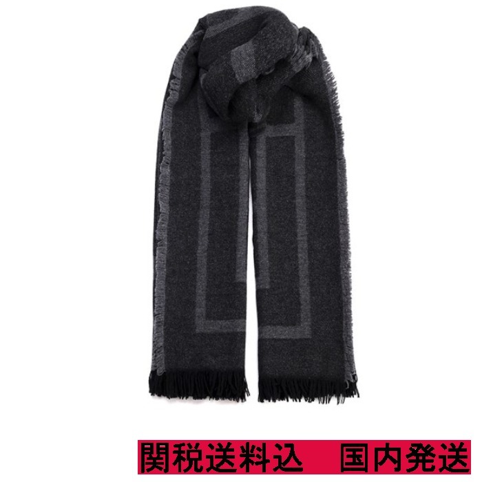 【toteme】モノグラムウールカシミアスカーフ