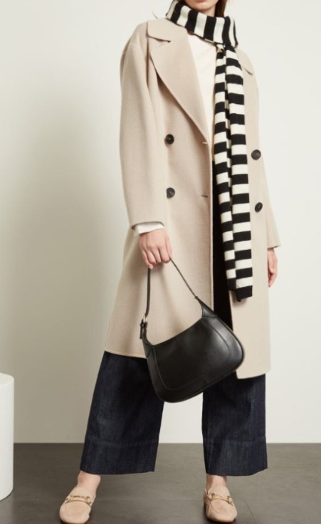 DT☆Max Mara☆AMICO ダブルブレストウールコート (S Max Mara