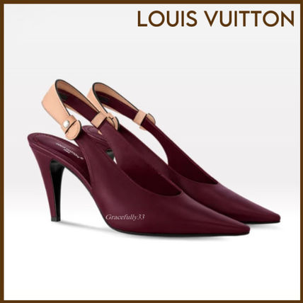 ⭐️正規店購入⭐️ LOUIS VUITTON ロゴ入りミュールパンプス