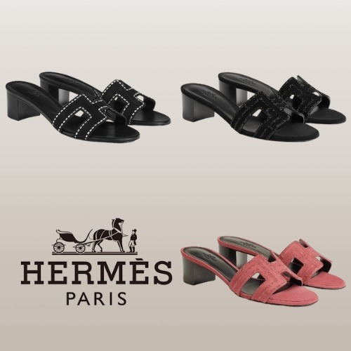 【どんなコーデにも合わせやすい】HERMES オアジス サンダル