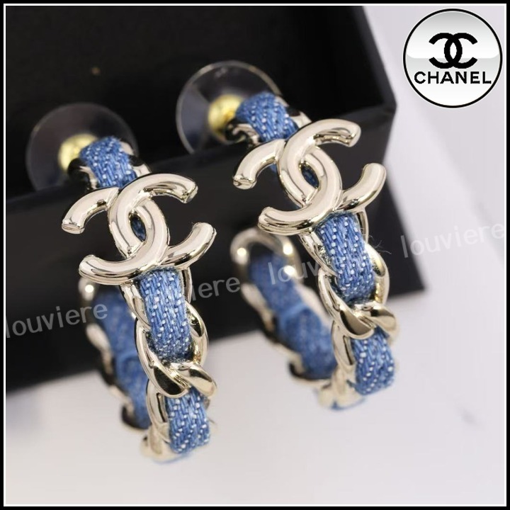 【カジュアルに♪】CHANEL 25SSP フープ ピアス