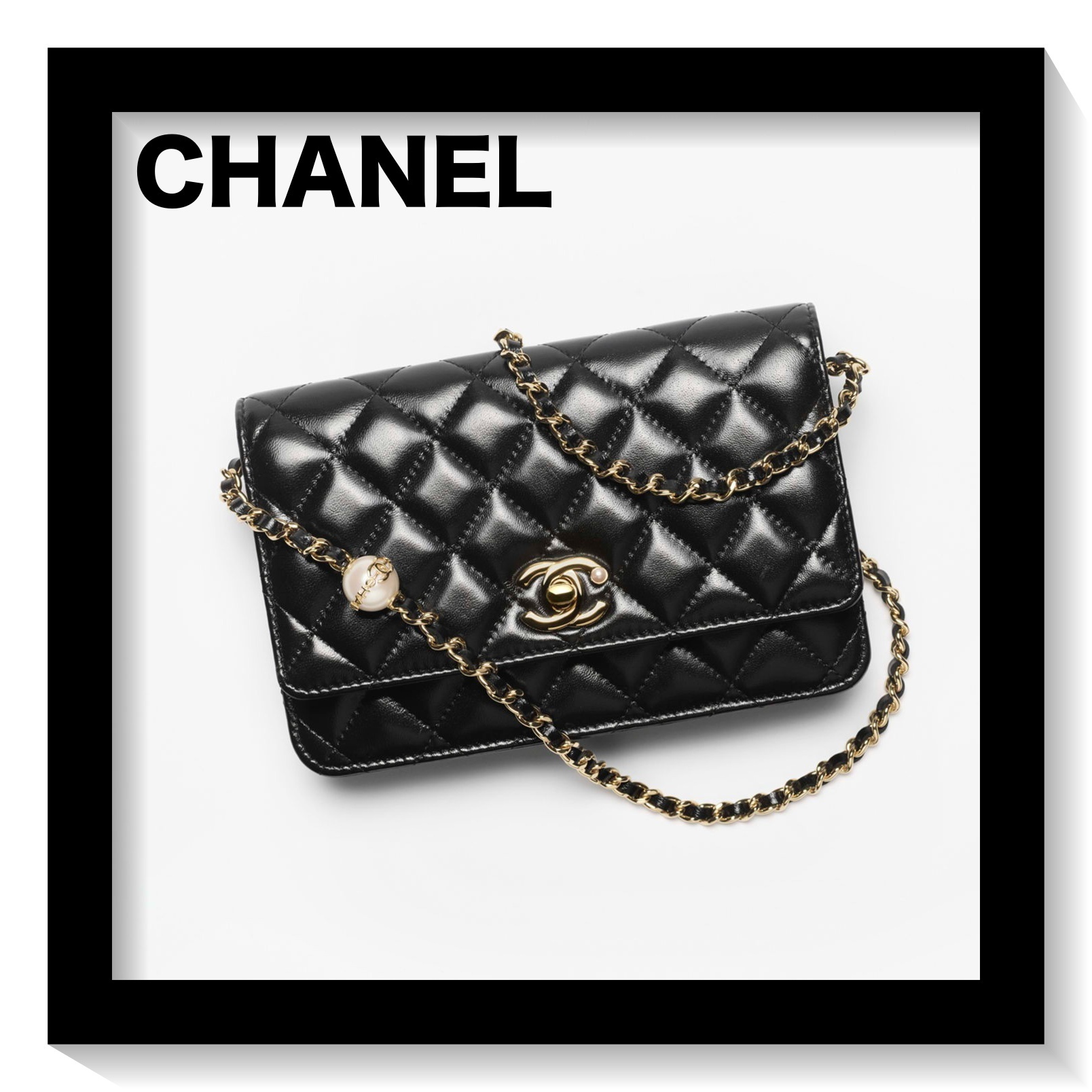 【上品可愛い】CHANEL シャネル 2025年春夏 チェーンウォレット