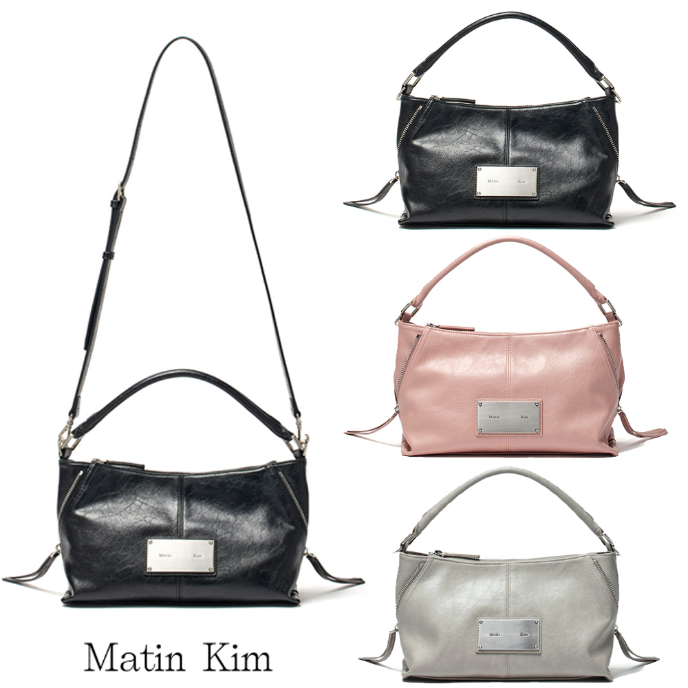 無料配送 ★Matin Kim★ SIDE ZIPPER TWO WAY BAG