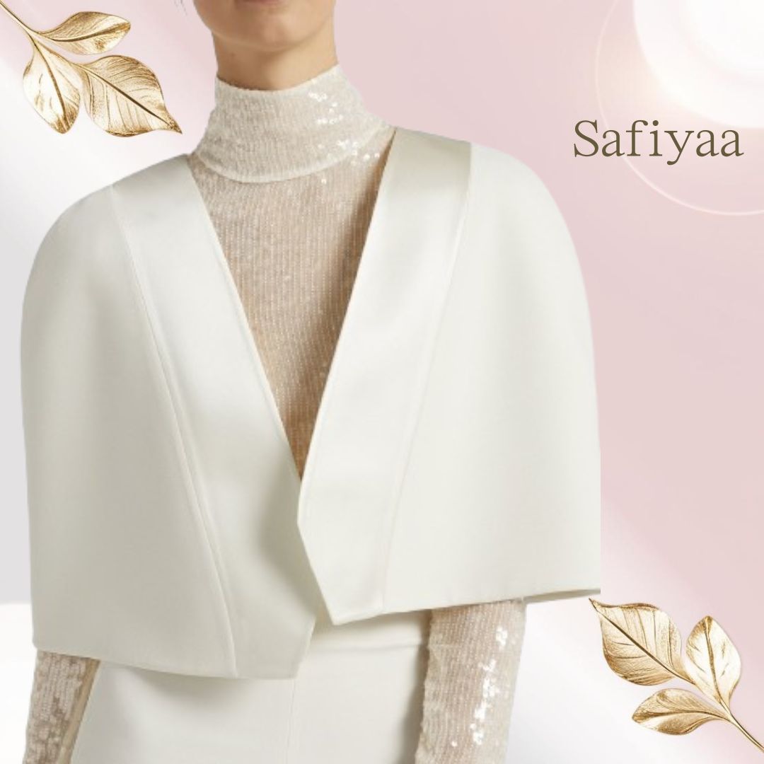 【Safiyaa】1枚羽織るだけで上品に◎ケープ