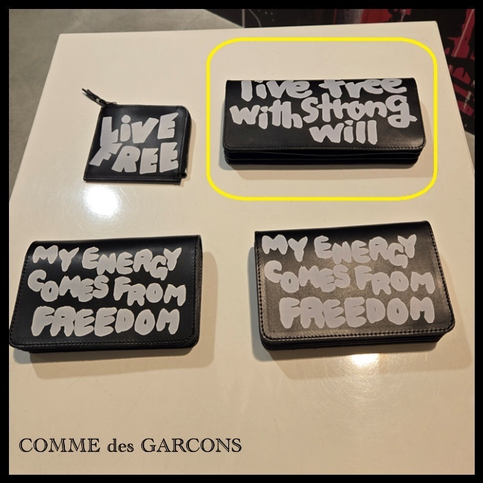 COMME des GARCONS 国内買付 スローガン ウォレット