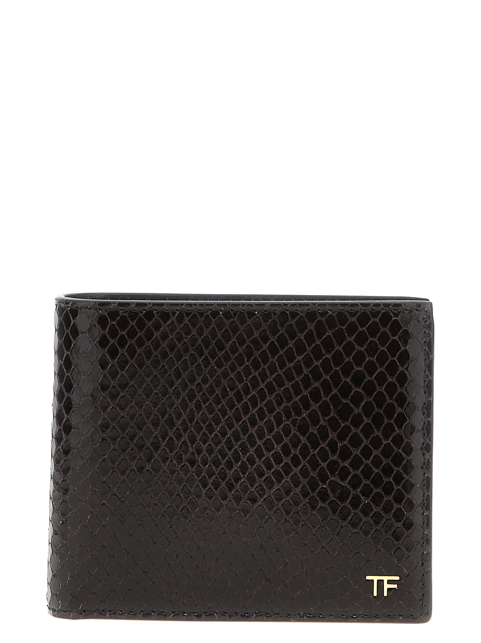 折りたたみ財布 TOM FORD Snake print wallet