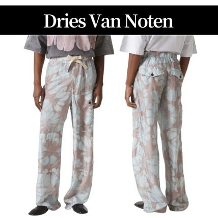 送料＆関税込◆Dries Van Noten◆フローラルワイドレッグパンツ ワイドパンツ Dries Van Noten(ドリス ヴァン ノッテン) パンツ