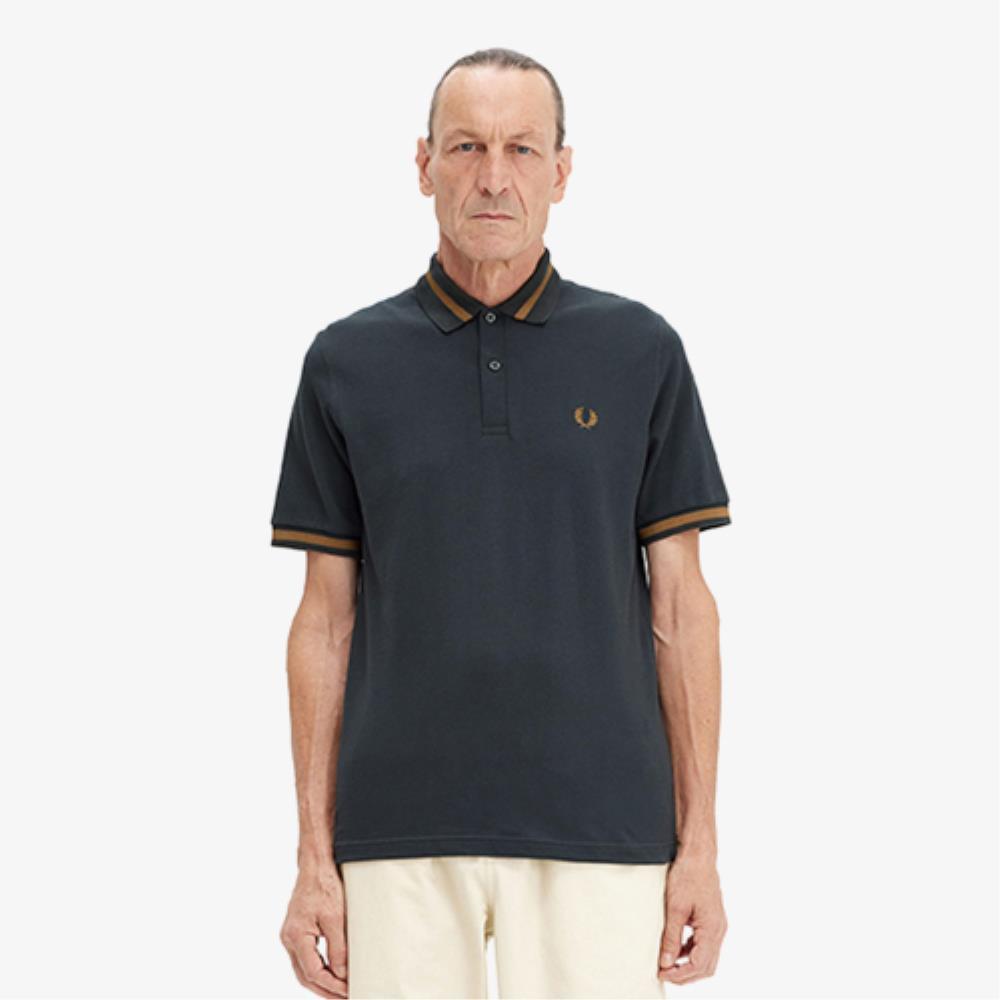 ◇FRED PERRY◇ M2 Single Tip Fred Perry Shirt Night Green Da