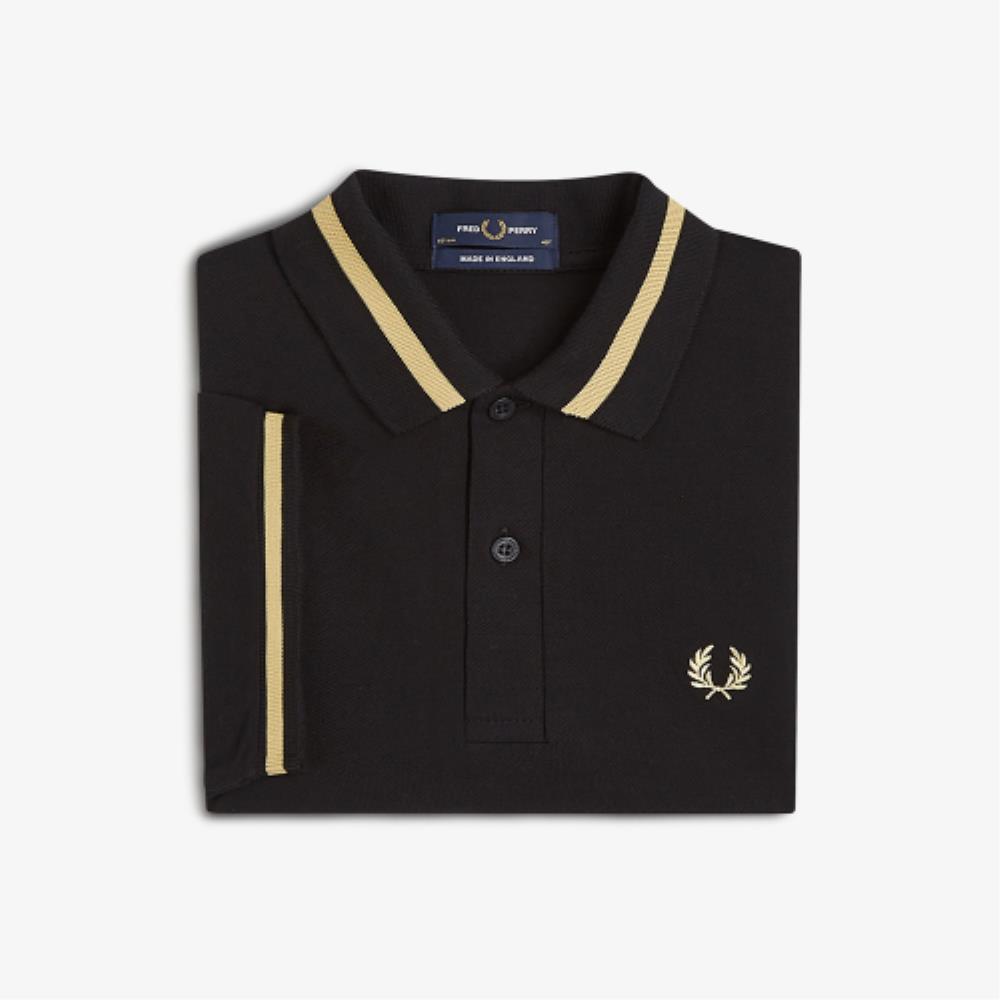 ◇FRED PERRY◇ M2 Single Tip Fred Perry Shirt Black Champagn