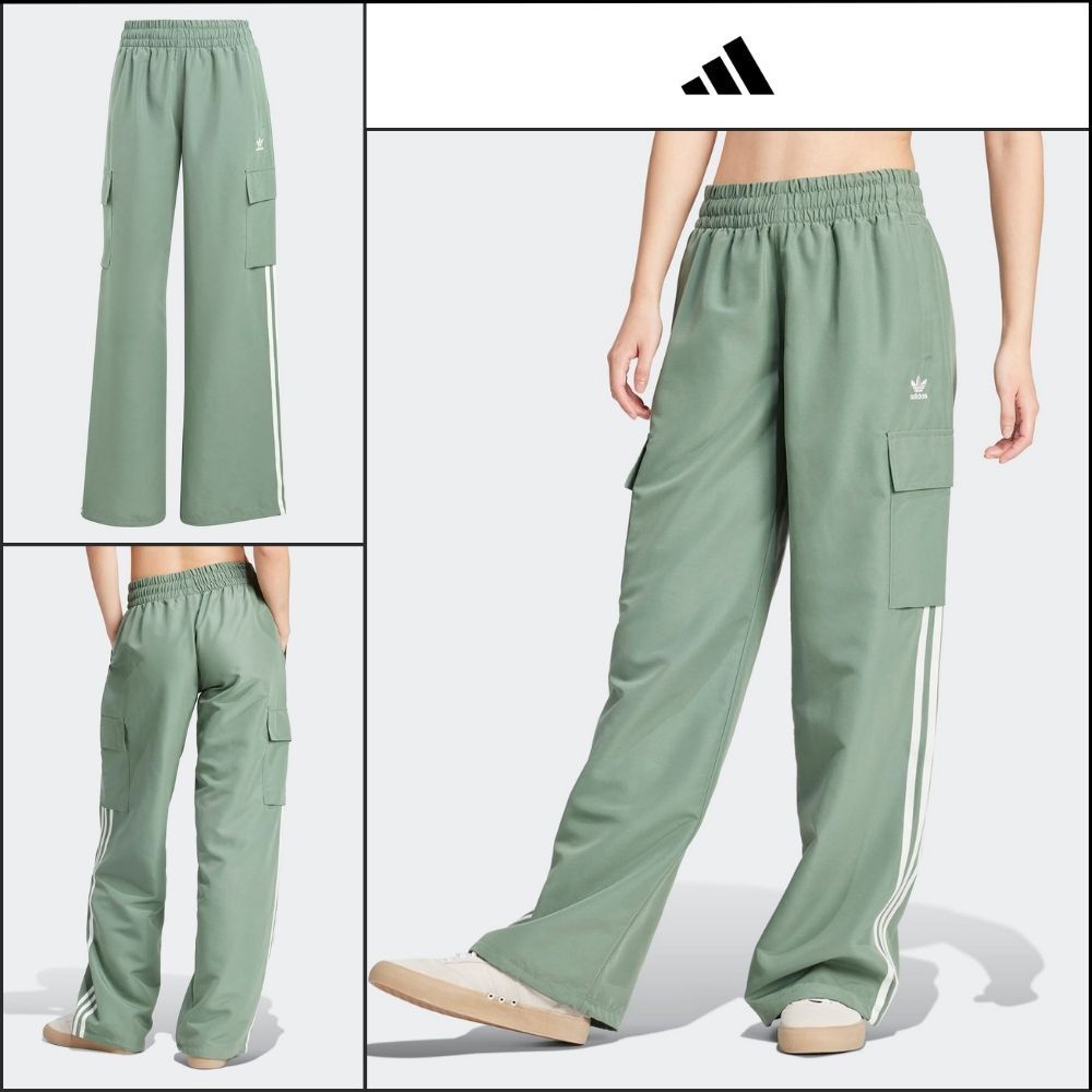 【adidas】3S カーゴパンツ グリーン