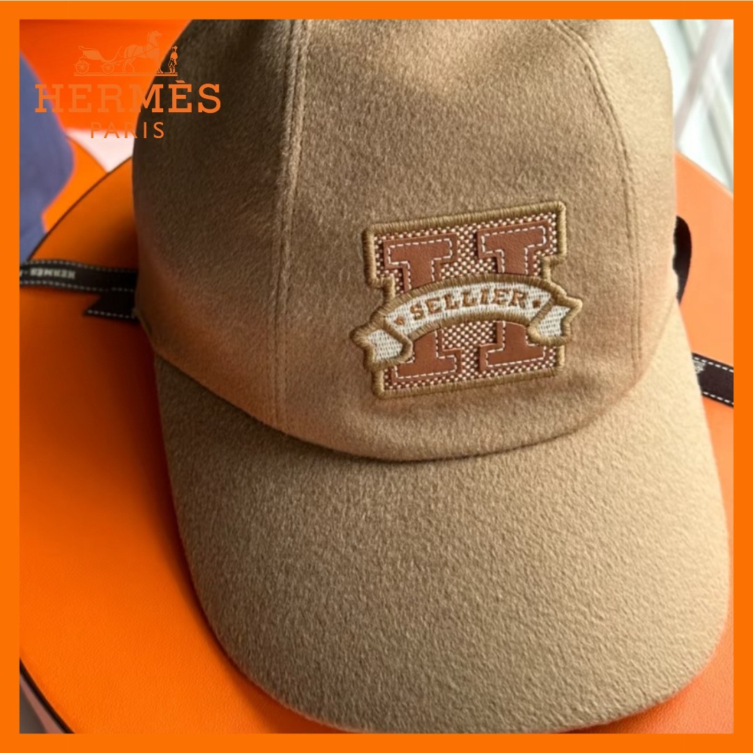 【大人カジュアルコーデ】HERMES キャップ デイヴィス・Hセリエ