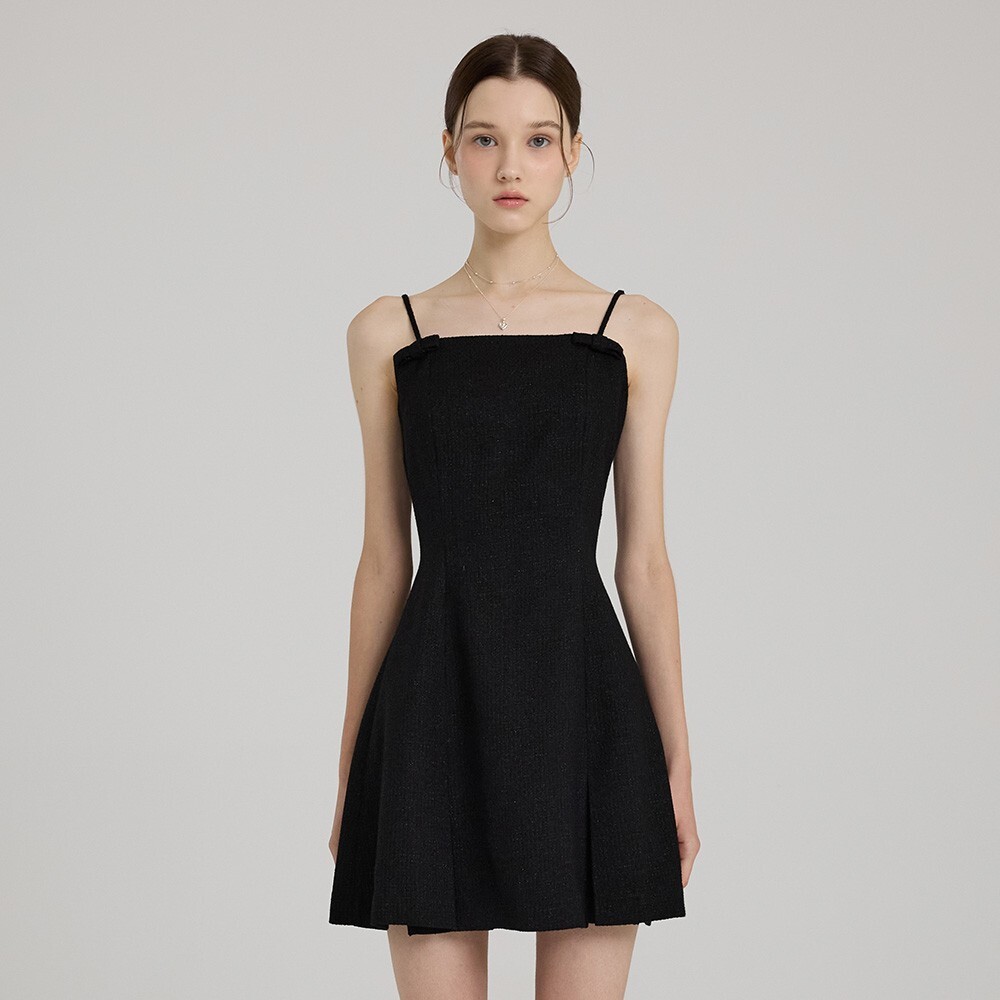 ワンピース FLOWOOM Tweed Petit Ribbon Dress