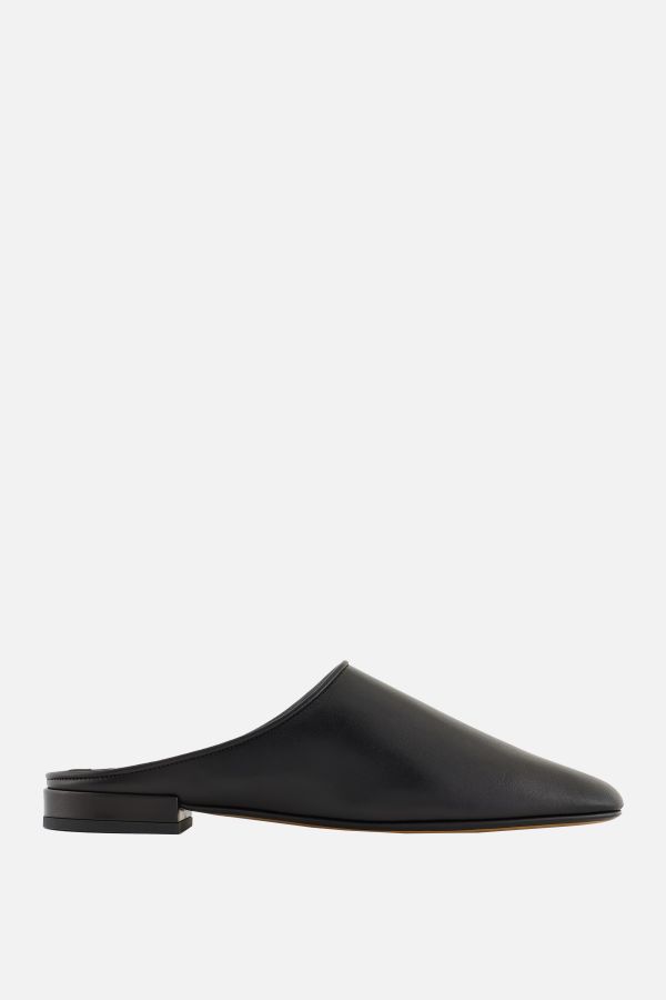 サンダル・ミュール GIORGIO ARMANI - 10 CORSO COMO SMOOTH LEATHER FLAT MULES