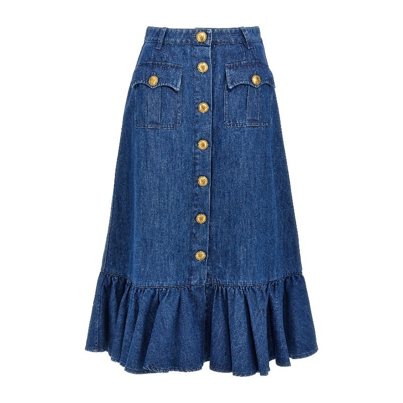 スカート VALENTINO Valentino Garavani denim skirt (B3DD18L94C 558)