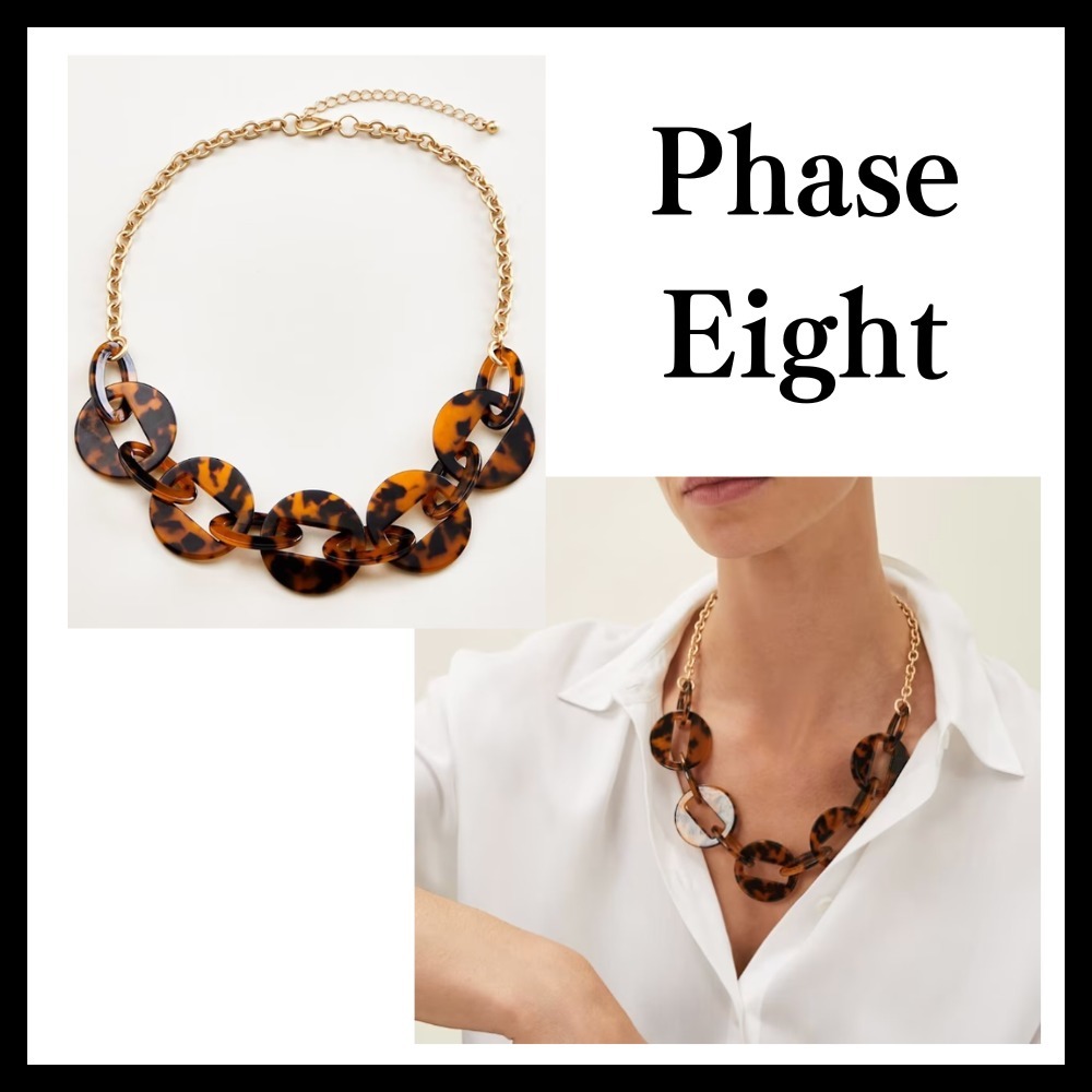 ◆Phase Eight◆ ジュリアン べっ甲樹脂ネックレス