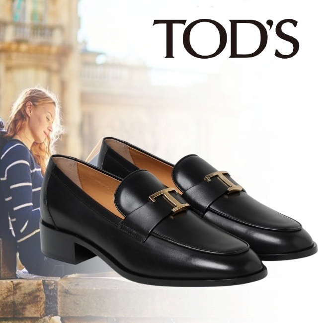正規店買付【TOD'S】T タイムレス レザー ローファー
