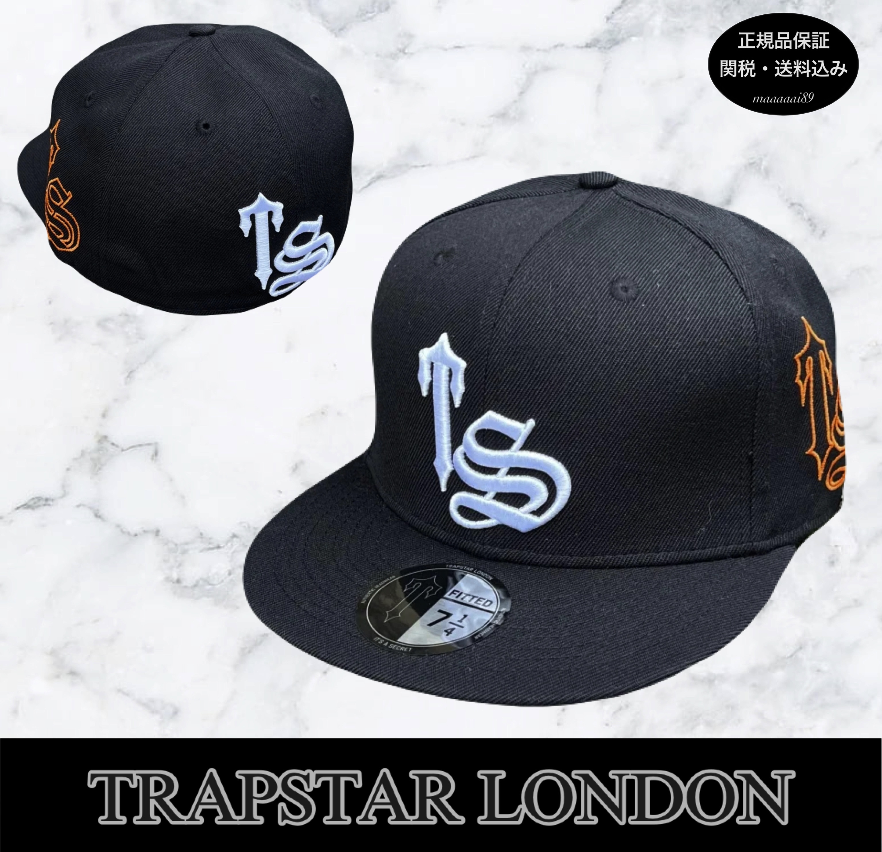 TRAPSTAR★トラップスター TS SCRIPT 2.0 FITTED キャップ CAP