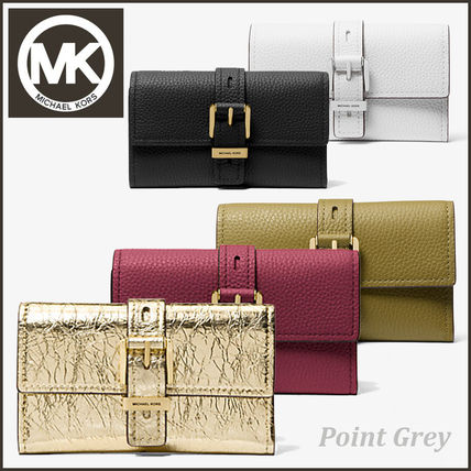 MICHEL KORS 長財布 マイケルコース ヘビ柄 パープル 紫 ロング