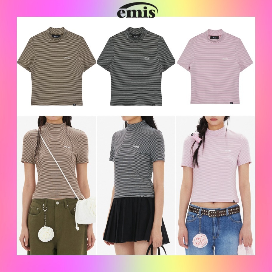 【emis】25SS★ STRIPE T-SHIRT