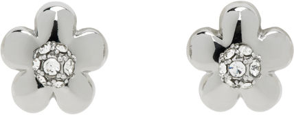 【関税込み】Marc Jacobs シルバー 'The Daisy' ピアス Marc Jacobs Daisy ピアス | シルバートーン | FARFETCH JP